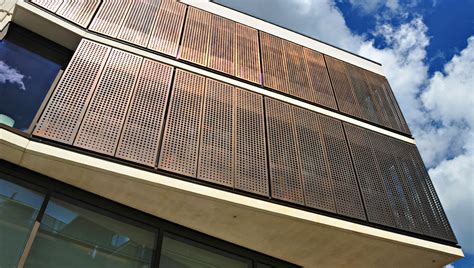 how is metal facade house in winter and summer|air mesh for metal facades.